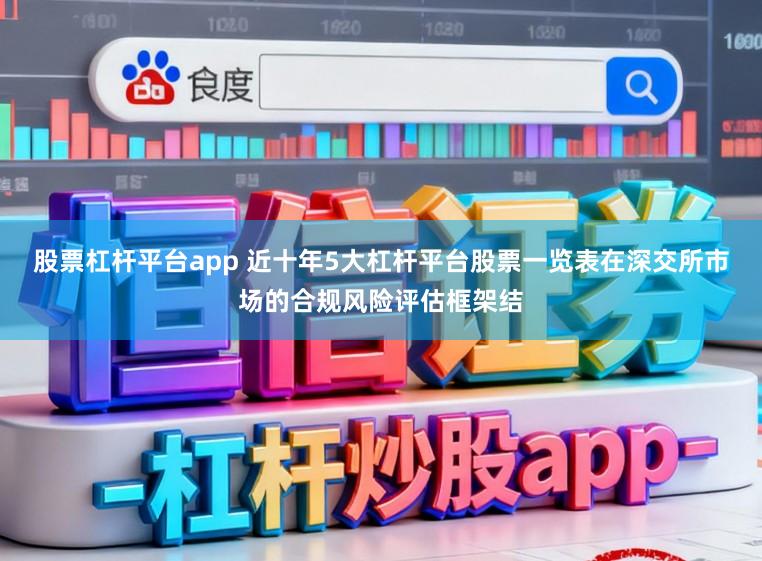 股票杠杆平台app 近十年5大杠杆平台股票一览表在深交所市场的合规风险评估框架结