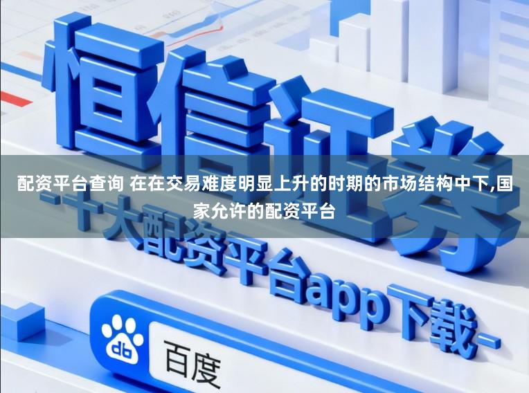 配资平台查询 在在交易难度明显上升的时期的市场结构中下,国家允许的配资平台